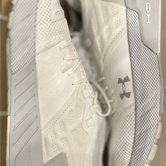 Under Armour Project Rock HOVR White Mens Size 13 Training Shoe - Picture 2 of 6